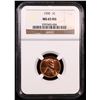 Image 2 : NGC 1935-p Lincoln Cent 1c Graded ms65 rd By NGC