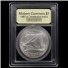 Image 2 : 1987-p Constitution Bicentennial Modern Commem Dollar $1 Graded ms70 By USCG