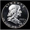 Image 2 : Proof 1953 Franklin Half Dollar 50c Grades GEM++ Proof Cameo