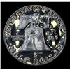 Image 5 : Proof 1953 Franklin Half Dollar 50c Grades GEM++ Proof Cameo