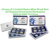 Image 1 : Group of 2 United States Mint Proof Sets 2004-2005 22 coins.