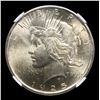 Image 2 : ***Auction Highlight*** NGC 1925-p Peace Dollar $1 Graded ms66 By NGC (fc)