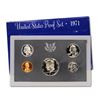 Image 3 : Group of 2 United States Mint Proof Sets 1970-1971. Containd 1970 Kennedy Half Dollar was struck in 