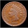 Image 2 : 1869 Indian Cent 1c Grades vg+