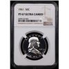 Image 2 : Proof ***Auction Highlight*** NGC 1961 Franklin Half Dollar 50c Graded pr67 dcam By NGC (fc)