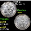 Image 1 : 1898-p Morgan Dollar $1 Grades Choice Unc