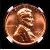 Image 2 : ***Auction Highlight*** NGC 1966-p Lincoln Cent 1c Graded ms66 rd By NGC (fc)