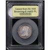 Image 4 : ***Auction Highlight*** 1835 Capped Bust Quarter Browning-6 25c Graded Select Unc PL BY USCG (fc)