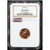 Image 2 : NGC 1968-p Lincoln Cent 1c Graded ms66 rd By NGC