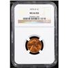 Image 2 : NGC 1975-d Lincoln Cent 1c Graded ms66 rd By NGC