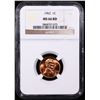Image 2 : NGC 1962-p Lincoln Cent 1c Graded ms66 rd By NGC