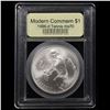 Image 2 : 1996-d Olympics Tennis Modern Commem Dollar $1 Graded ms70 By USCG
