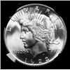 Image 2 : ***Auction Highlight*** NGC 1923-p Peace Dollar $1 Graded ms66 By NGC (fc)