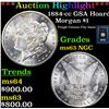 Image 1 : ***Auction Highlight*** NGC 1884-cc Morgan Dollar GSA Hoard $1 Graded ms63 By NGC (fc)