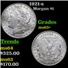 Image 1 : 1921-s Morgan Dollar $1 Grades Select+ Unc
