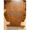 Image 2 : Primitive Wooden Large Doll Cradle on Wheels