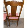 Image 8 : Antique Table, 5 Chairs and 1 Captain Chair