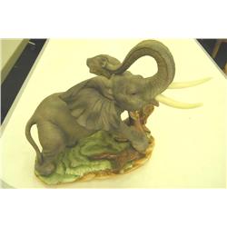 Lefton China Elephant Figurine KW5060 -