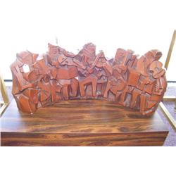 Large Stone Jazz Band Figurine 22" W x 9 1/2" H -