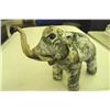Image 1 : Multi-Colored Elephant Figurine 7 1/4" H x 9" L -