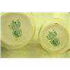 Image 2 : Belleek Cream & Sugar Set With Shamrocks 3.5" H