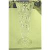 Image 1 : Pressed Glass Bud Vase - 6.5" H