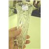 Image 2 : Pressed Glass Bud Vase - 6.5" H