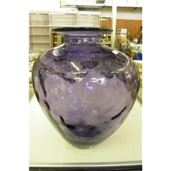 Large Purple Vase - 14" H x 12 " W