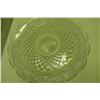 Image 2 : Two Pressed Glass Serving Plates - 14" H