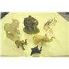 Image 1 : Six Assorted Elephants - Largest Is 4" H