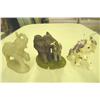 Image 3 : Six Assorted Elephants - Largest Is 4" H