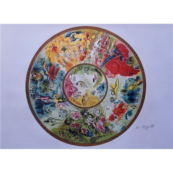 Marc Chagall PARIS OPERA CEILING Limited Edition Lithograph