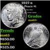 Image 1 : 1927-s Peace Dollar $1 Grades Choice Unc