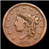 Image 2 : 1838 Coronet Head Large Cent 1c Grades vf+