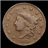 Image 2 : 1835 Small 8, SM Stars Coronet Head Large Cent 1c Grades vg, very good