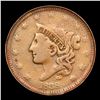 Image 2 : 1838 Coronet Head Large Cent 1c Grades f+
