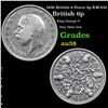 1936 British 6 Pence 6p KM-832 Grades Choice AU/BU Slider