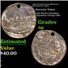 1893 Columbian Expo Machinery Hall Souvenir Token Grades NG