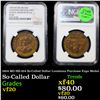 NGC 1904 MO HK-304 So-Called Dollar Louisiana Purchase Expo Medal Graded vf20 By NGC