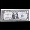 Image 2 : **Star Note** 1957B $1 Blue Seal Silver Certificate Grades Choice AU/BU Slider