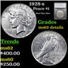 1928-s Peace Dollar $1 Graded ms62 details By SEGS