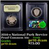 Image 1 : Proof 2016-s National Park Service Modern Commem Half Dollar 50c Graded GEM++ Proof Deep Cameo BY US