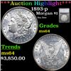 ***Auction Highlight*** 1893-p Morgan Dollar $1 Graded ms64 By SEGS (fc)