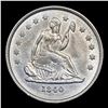 Image 2 : ***Auction Highlight*** 1840-o No Drapery Seated Liberty Quarter 25c Graded ms62 details By SEGS (fc