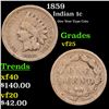 Image 1 : 1859 Indian Cent 1c Grades vf+