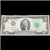 Image 2 : **Star Note** 1976 $2 Green Seal Federal Reserve Note (Atlanta, GA) Grades Choice AU/BU Slider