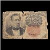 Image 2 : 1875 US Fractional Currency 10c Fifth Issue Fr-1265 Long Key Grades g details