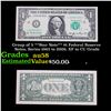 Image 1 : Group of 5 **Star Note** $1 Federal Reserve Notes, Series 1963 to 2009, XF to CU Grade Grades Choice