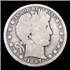 Image 2 : 1897-o Barber Half Dollars 50c Grades g, good