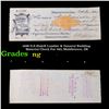 Image 1 : 1899 G.E.Hukill Lumber & General Building Material Check For $63, Middletown, DE Grades NG
